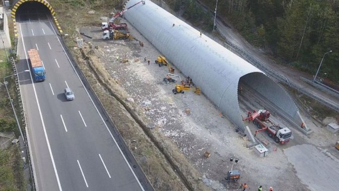 Bolu Dağı Tüneli&#039;nde çalışmalar tamamlandı: Yarın hizmete açılıyor