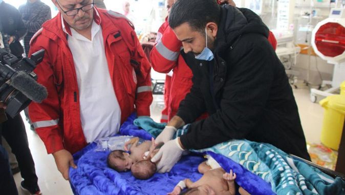 Gazze&#039;deki prematüre bebeklere tahliye: Tedavileri Mısır&#039;da devam edecek