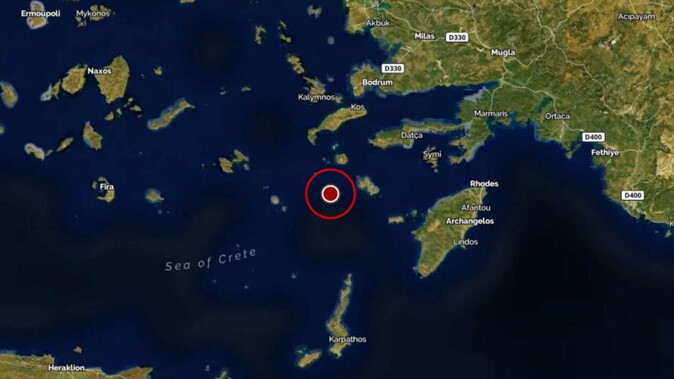 Ege Denizi&#039;nde deprem
