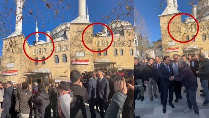 Caminin çatısına çıkan vatandaş Ali Babacan’a ‘Erdoğan’ı arkadan hançerlediğini anlat’ diye bağırdı