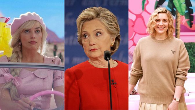 Barbie&#039;ye siyasi destek Hillary Clinton&#039;dan geldi: Margot Robbie ve Greta Gerwig&#039;in Oscar&#039;a aday gösterilmemesine tepki olarak Ken&#039;i küçümsedi