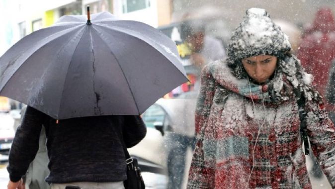 Meteoroloji yeni haritayı paylaştı, İstanbul dahil yurt genelini uyardı! Kuvvetli yağış ve kar etkili olacak