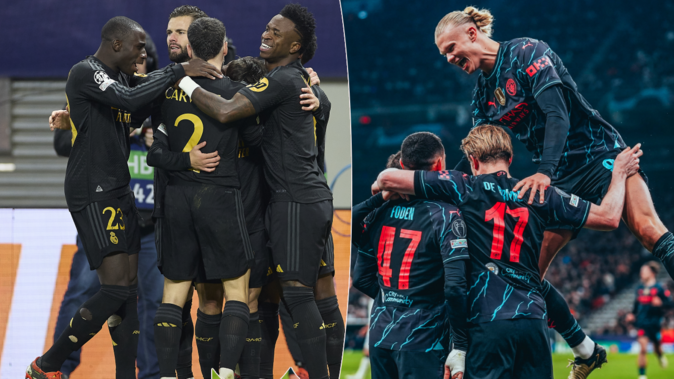 Şampiyonlar Ligi&#039;nde gecenin sonuçları | Real Madrid ve Manchester City deplasmandan mutlu döndü