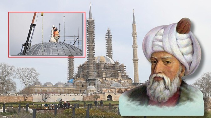 Mimar Sinan&#039;ın ustalık eserinde son durum! Selimiye Camii restorasyonu 2025&#039;i görecek