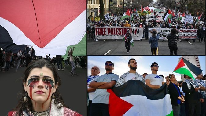 Dünya ayaklandı, sokaklar doldu taştı: Filistin emanettir, normalleşme ihanettir