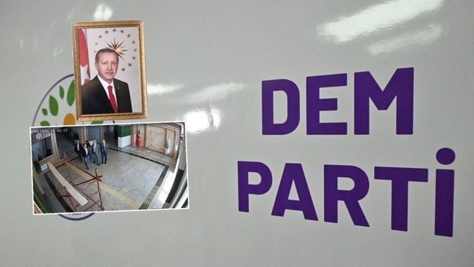 Erdoğan fotoğrafı bile rahatsız etti! Iğdır&#039;da belediye binasını basan DEM&#039;liler hakkında suç duyurusu