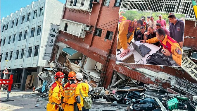 7,4&#039;lük deprem sonrası Türk drone ekibi yardıma koştu! Tayvan liderinden özel teşekkür