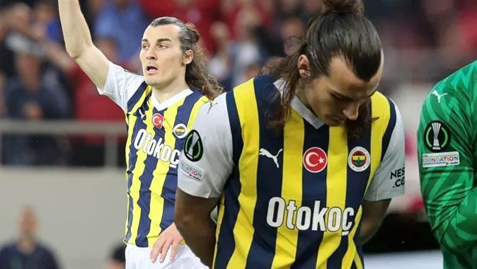 Çağlar Söyüncü&#039;den özür paylaşımı! Olympiakos-Fenerbahçe maçındaki hatalarıyla geceye damga vurdu