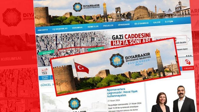 DEM Parti&#039;den bir skandal daha! Diyarbakır Büyükşehir Belediyesi Türk bayrağını kaldırdı