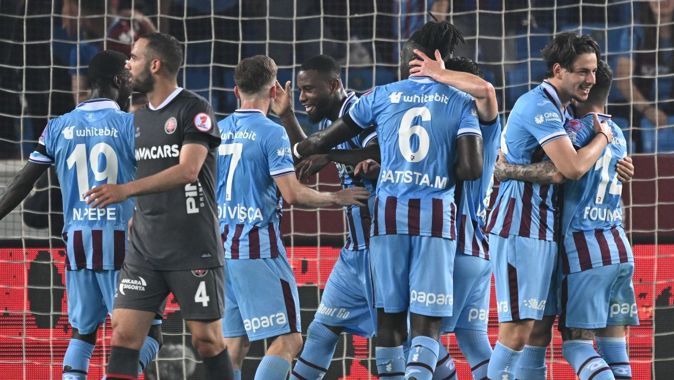 Trabzonspor - Karagümrük maçında 5 gol! Türkiye Kupası yarı final turu