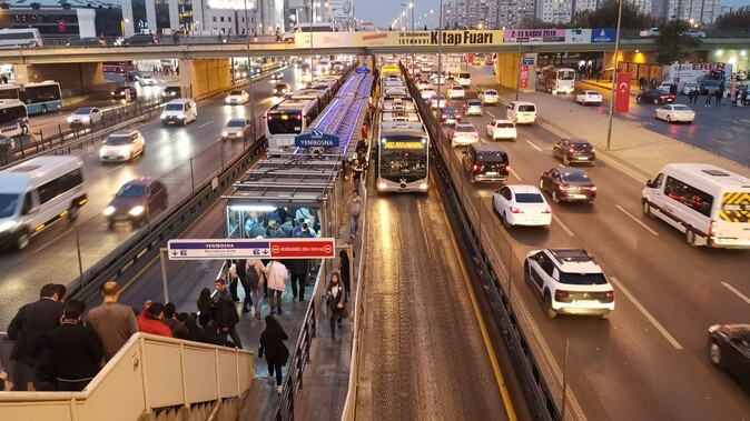 İstanbul’da trafik yoğunluğu %69’a çıktı