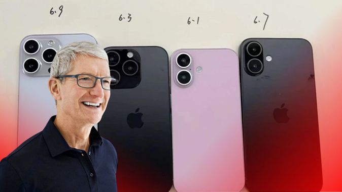 iPhone 16 serisinin ekran boyutları sızdırıldı: Ne gibi değişiklikler var?