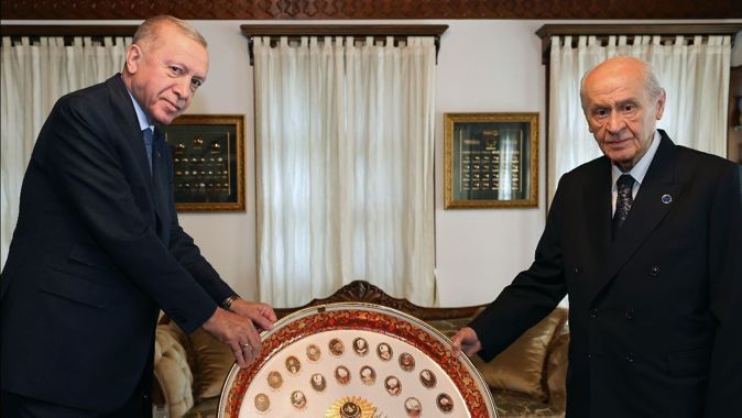Erdoğan ve Bahçeli seçim sonrası ilk defa buluştu