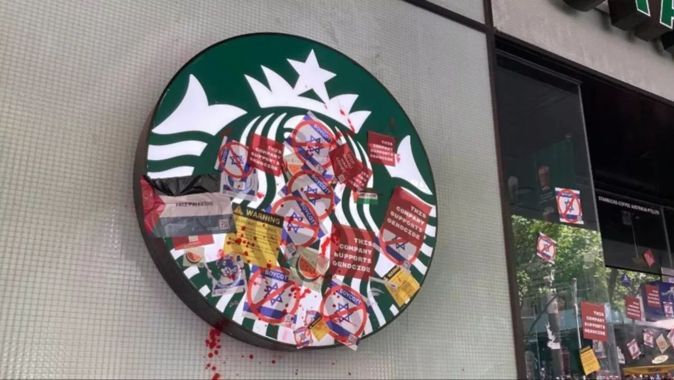 İsrail protestolarının hedefindeydi: Starbucks erimeye devam ediyor