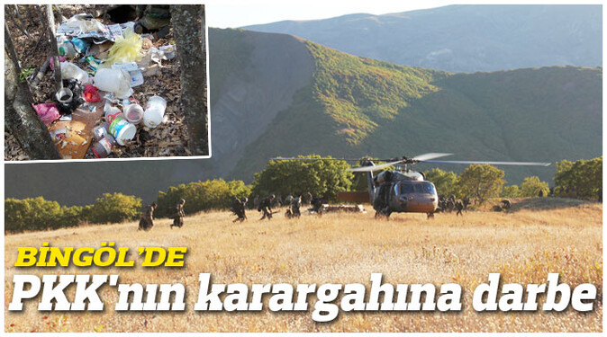 PKK&#039;nın karargahına darbe
