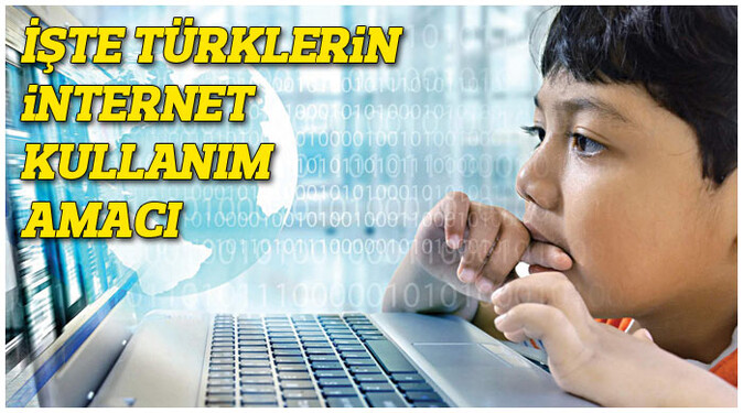 İşte Türklerin internet kullanım amacı