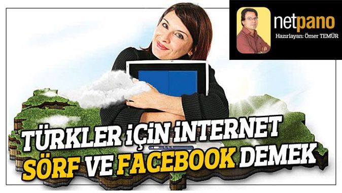 Türkler için internet sörf ve Facebook demek
