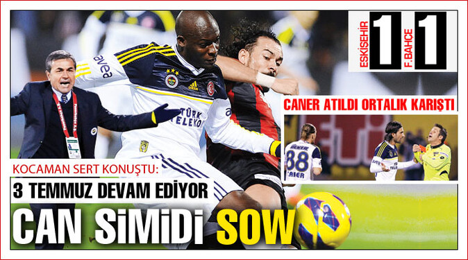Can simidi Sow: 1-1