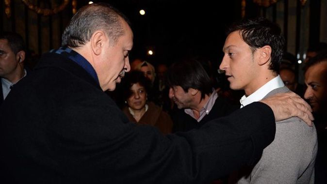 Erdoğan, Mesut Özil ile görüştü 