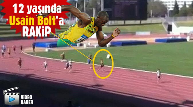 12 yaşında Usain Bolt&#039;a rakip!
