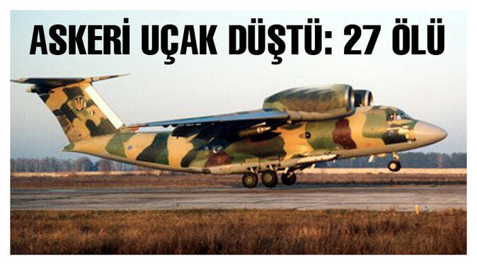 Kazakistan&#039;da askeri uçak düştü: 27 ölü