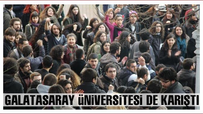 Galatasaray Üniversitesi de karıştı