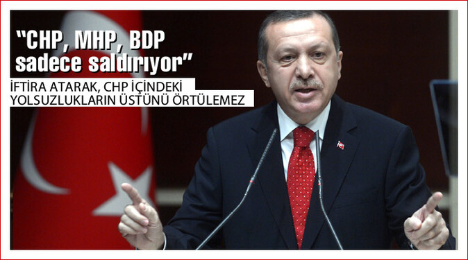 Erdoğan: İftira ile yolsuzluk örtülmez