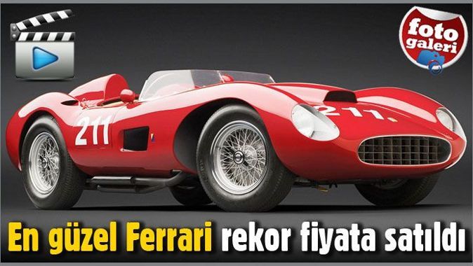 En güzel Ferrari 5 milyon euroya satıldı