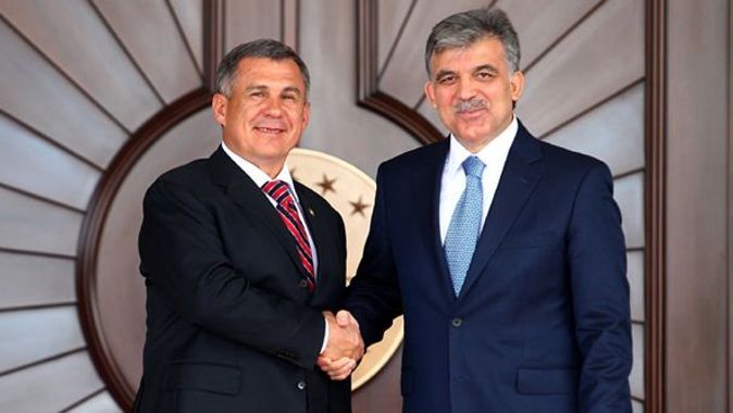 Tataristan Cumhurbaşkanı Ankara&#039;da