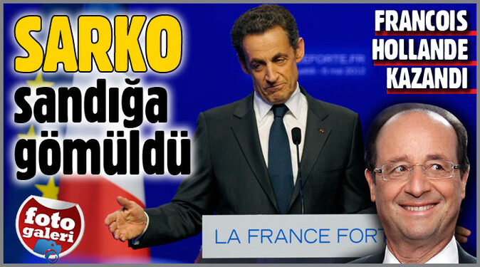 Fransız halkı Sarkozy&#039;i sandığa gömdü