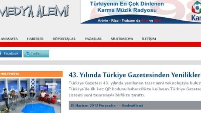 43. yılında Türkiye gazetesinden yenilikler