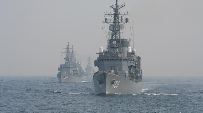 Japon askeri gemileri Marmaris&#039;te