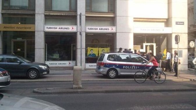 THY Viyana bürosuna çirkin saldırı