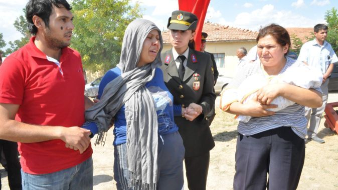 Şehit Ali Doğan&#039;ın 2 aylık kızı yetim kaldı