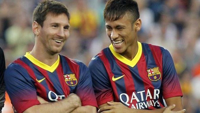 Neymar, Messi&#039;ye gözdağı verdi