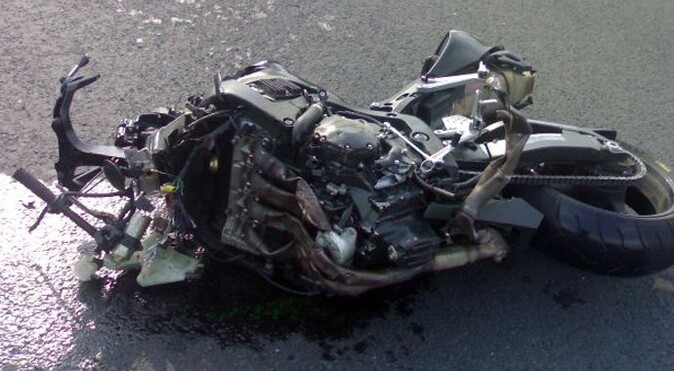 Zonguldak Ereğli&#039;de motosiklet kazası