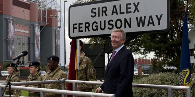 Sir Alex Ferguson sokağı