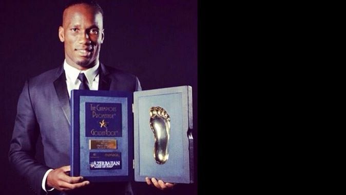 Didier Drogba, Altın Ayak ödülünü kazandı