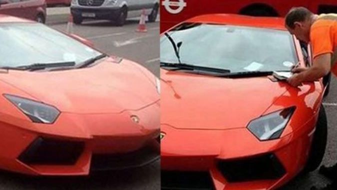 Polis sokakta bulduğu Lamborghini&#039;yi sattı
