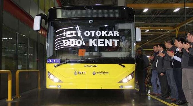 İstanbul&#039;a 900&#039;üncü otobüs