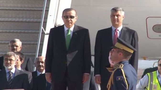 Başbakan Erdoğan, Priştine&#039;ye gitti