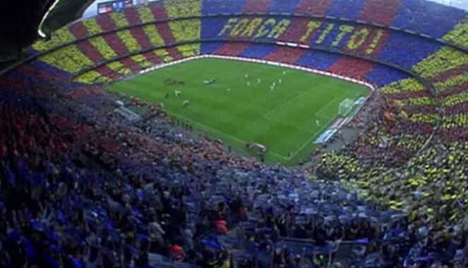 Barcelona&#039;dan Tito&#039;ya kareografili destek
