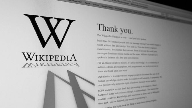 Wikipedia&#039;dan sevindiren hizmet
