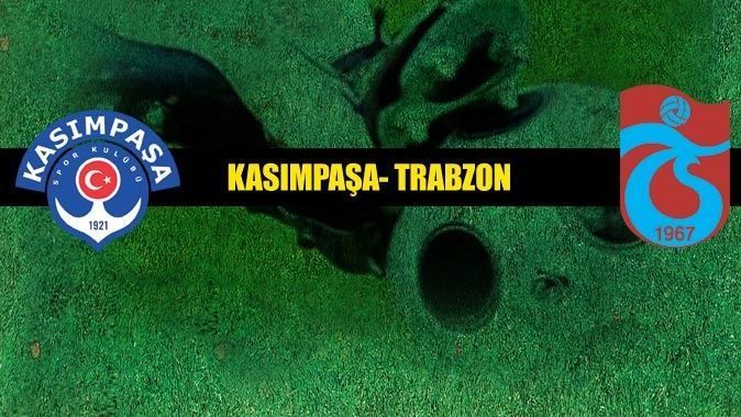 Trabzonspor Kasımpaşa maçı muhtemel 11&#039;leri