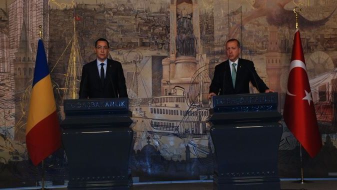 Başbakan Erdoğan Romanya başbakanı Victor Ponta ile görüştü