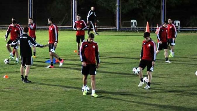 A Milli Takım, Belarus maçı hazırlıklarını sürdürdü
