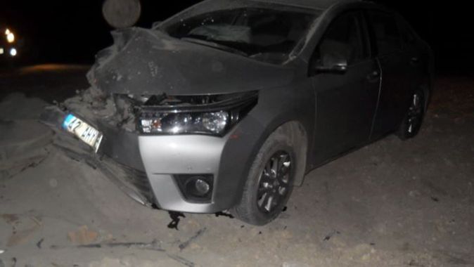 Konya&#039;da otomobil uçuruma yuvarlandı, 1 ölü