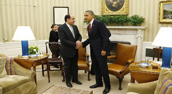 Obama ile Maliki Beyaz Saray&#039;da görüştü