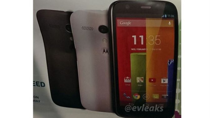 Motorola&#039;nın yeni telefonu Moto G gün yüzüne çıktı