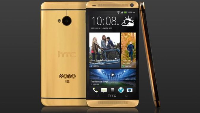 HTC One, altın rengiyle geliyor